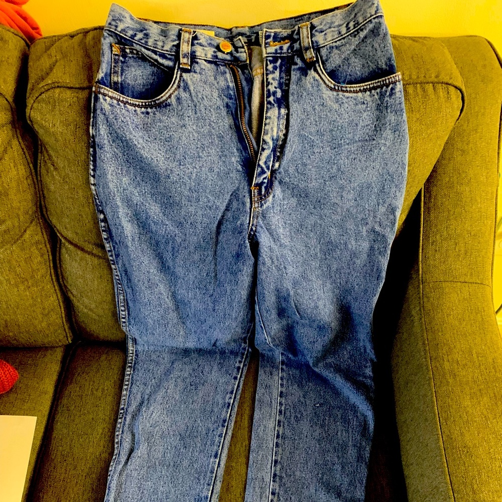 Vintage Rio High Waisted Acid Wash Mom Jeans
